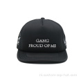 3D -borduurwerk zwart 5 Pane Foam Trucker Hat